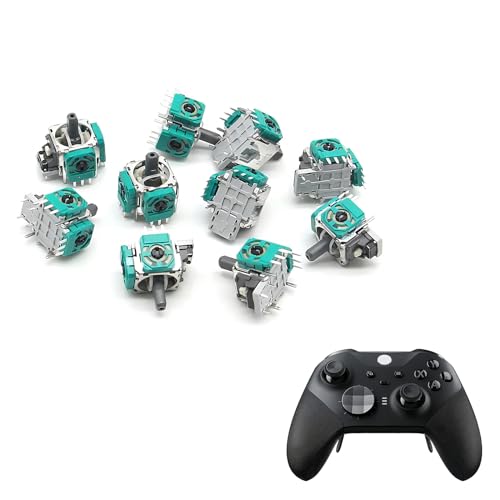 Image of Genuine Analog Joysticks Repair Kit Compatible with X-One - Fixes Stick Drift, Broken, and Loose Joysticks on Regular, S, and Elite Series 1 Controllers Set