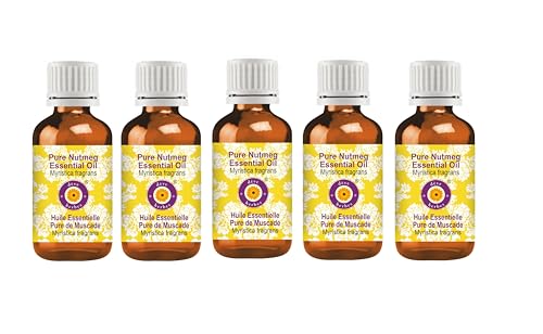 Huile essentielle de Noix de muscade pure qualité thérapeutique Deve Herbes 5x100ml