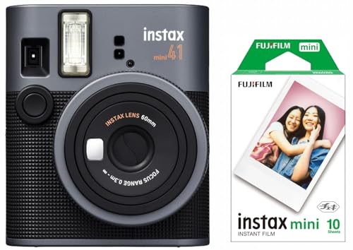富士フイルム(FUJIFILM) クリスマスプレゼント お年玉ギフト インスタントカメラ チェキ instax mini 41 INS MINI 41 & インスタントカメラ チェキ用フィルム 10枚入 INSTAX MINI JP 1