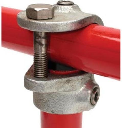 Quik Klamp Clamp-On Tees 1-1/2" - Galvanized Corrosion-Resistant Structural T-Joint - No-Weld Connector for Tubular Frames