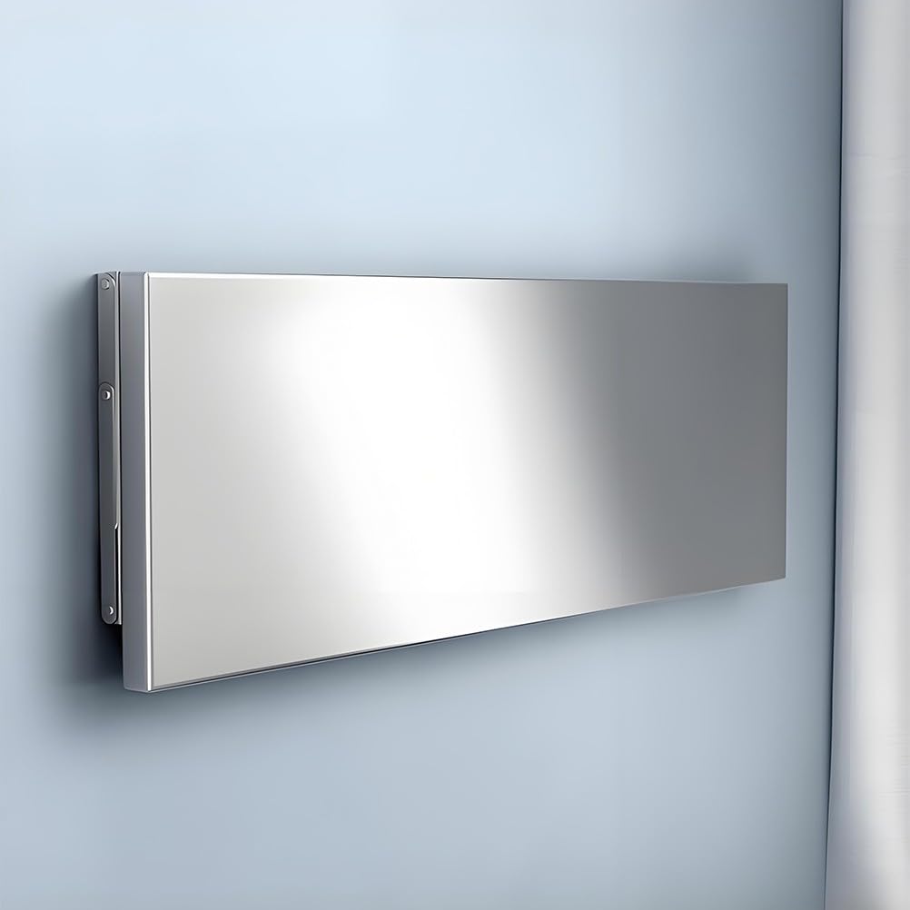 Supporto pieghevole in acciaio inox per montaggio a parete, salvaspazio da cucina, versatile per carrelli alimentari, lavanderia e ripostigli, elegante e design