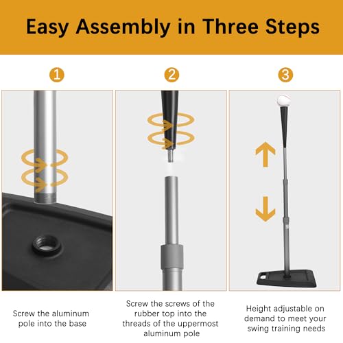 image for MHSLPD Telescopic Baseball Tees for Hitting Adjustable Height Batting 