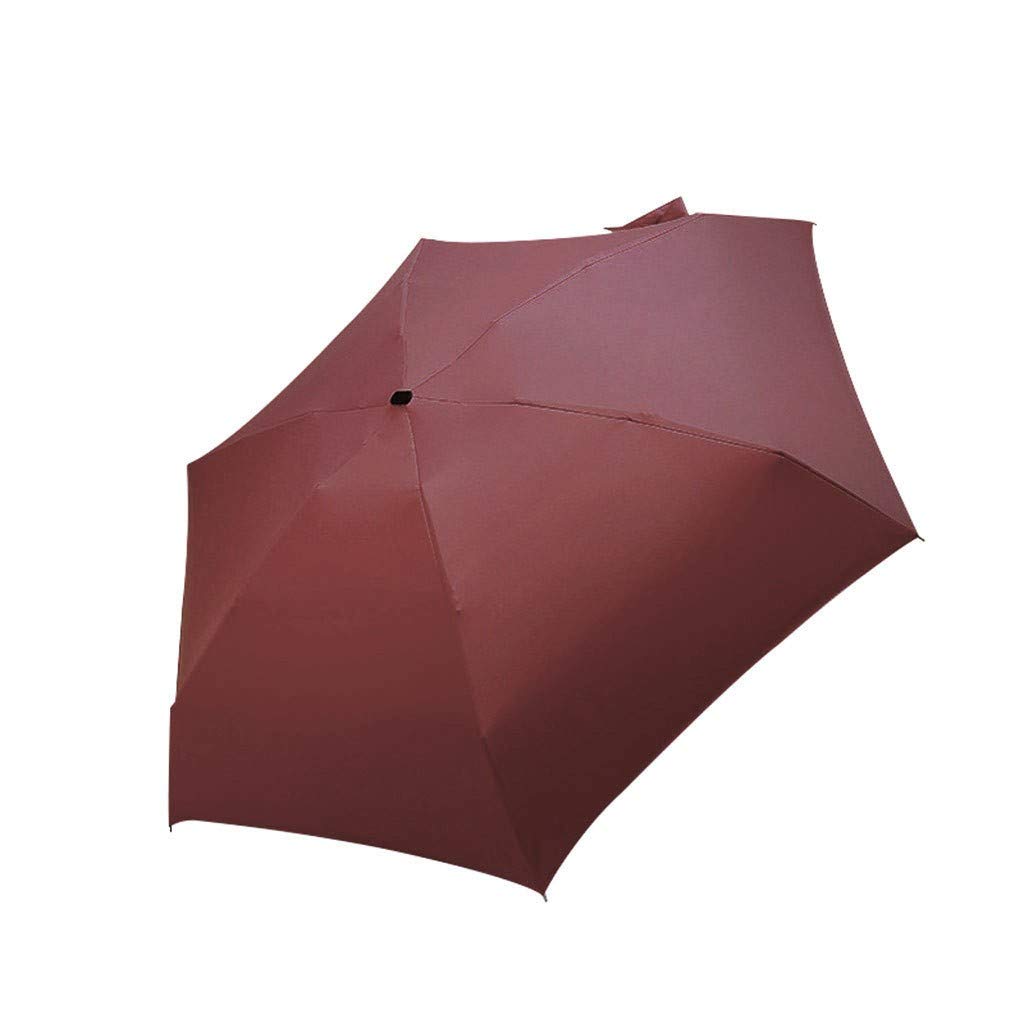 Mini Umbrella for Purse, Windproof Folding UV Sun Protection Portable Mini Travel Umbrella for Women Men Kids