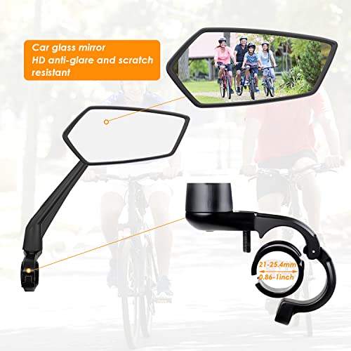 Espejo retrovisor para manillar resistente a las sacudidas 6