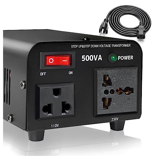 Yinleader 500W Voltage Transformer Power Converter(220V to 110V, 110V to 220V) Step Up/Down Converter 110/120 Volt - 220/240 Volt