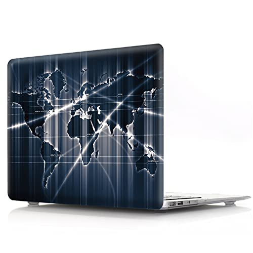Carcasa MacBook Pro 16 M4 M3 antiarañazos con protector de teclado diseño mapa