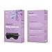 ASUTRA Silk Eye Pillow for Sleep, Black - Filled w/Lavender Buds & Flax Seeds, Weighted Eye Mask, Meditation & Light Blocking Blindfold, Cooling Gel Mask Included