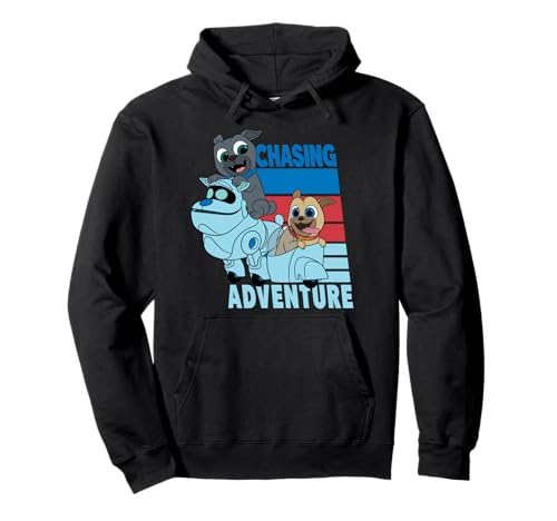 Disney Puppy Dog Pals Chasing Adventure Hoodie pour école et loisirs