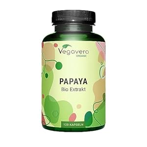 Vegavero Bio Papaya Kapseln 120 Stück