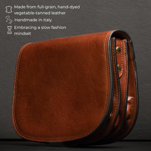 Image of Time Resistance Leather Cross Body Bag for Women Shoulder Bag Messenger Purse Gift Box Included