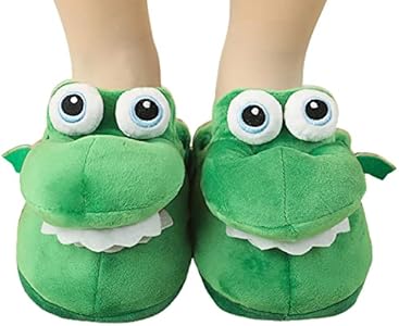 Krokodil mond pantoffels pluche krokodil pantoffels voor dames en heren krokodil cartoon dier pluche pantoffels internet celebrity pluche pantoffels warme pantoffels antislip winterschoenen cadeau