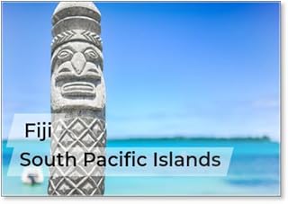 Fiji (South Pacific Islands), Design 1, Fridge Magnet - Buy now