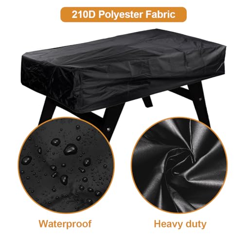 Housse imperméable pour table baby-foot 160 cm bâche très résistante