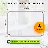 Uszczelka do piekarnika 480 x 360 mm z 4 haczykami | gumowa uszczelka do piekarnika z oryginalnym kodem 6432220 4696921 3766120 3766121 4417790 4696920 02846905 do Miele für Imperial für Privileg