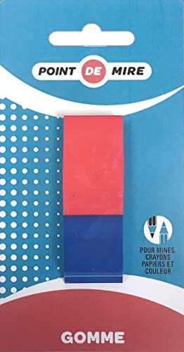 Gomme Bicolore Papeterie Fourniture Scolaire Cover