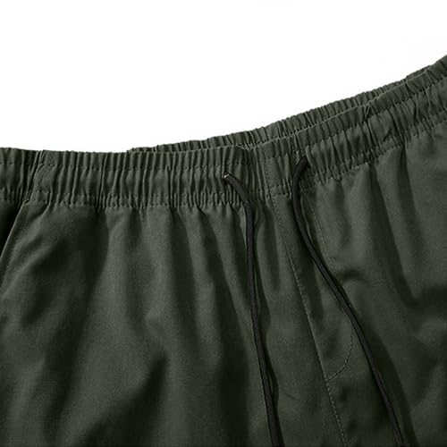 Image of Mens Hiking Cargo Shorts Quick Dry Lightweight Travel Fishing Camping Golf Shorts Summer Knee Length Pants