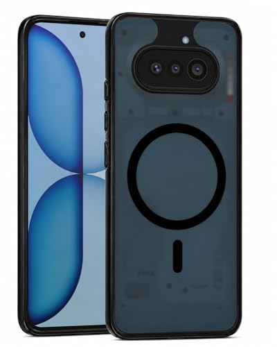 Image of Semi Clear Back Cover Case for Nothing Phone 4a 5G | Compatible with MagSafe | Premium Cover | Shockproof TPU Bumper | Slim Protective Design | Back Cover (Nothing Phone 4a)