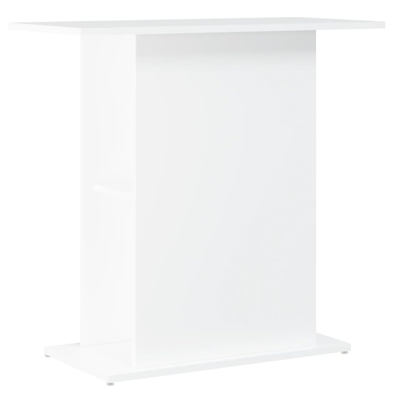 Rantry Aquariumständer Aquarium Unterschrank Aquarien Schrank, Aquarium Tisch mit Stabiler Oberplatte, Aquariumschrank für Sicheren Stand Weiß 75x36x72,5 cm Holzwerkstoff