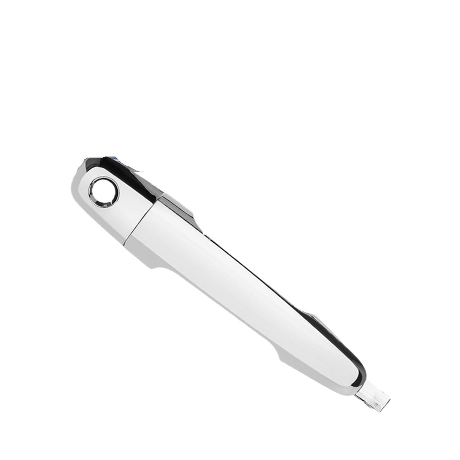 Trash Bin 1Pc Silver Side Door Handle For Mitsubishi For Triton Ml Mn 2006-2015 Car Front Left Right Outer Door Handle Accessories(1Pc Silver)