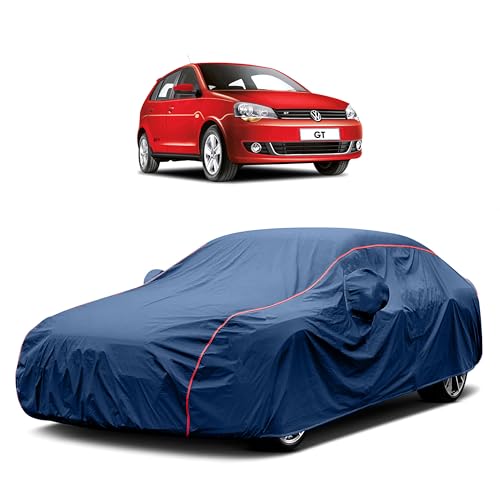 Image of Heavy-Duty Car Cover for Compatible with Volkswagen Polo (2010 to 2025 All Models) Deluxe Car Protection Cover ? Waterproof & UV-Resistant All-Season Exterior Protection