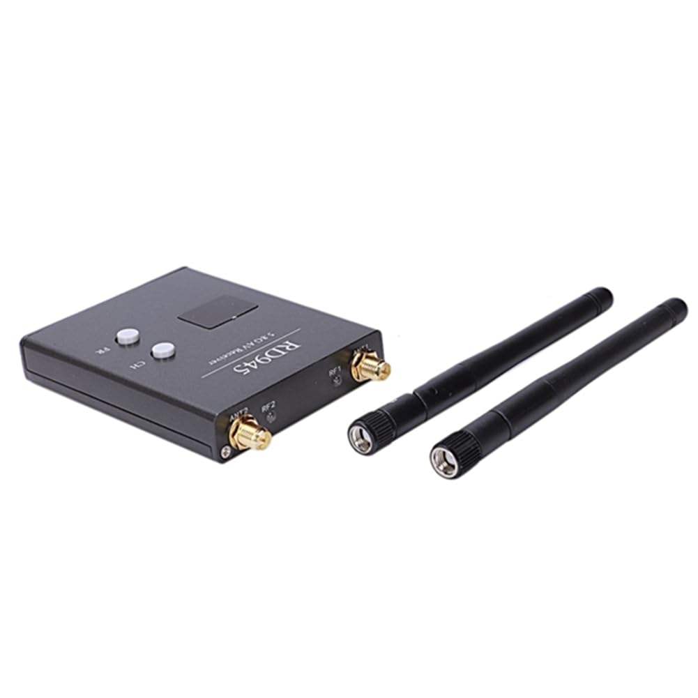 Osmond Diversity FPV 5,8 GHz 48CH RD945 Receiver mit langlebigen A/V-Kabeln und Netzteil, 500403408
