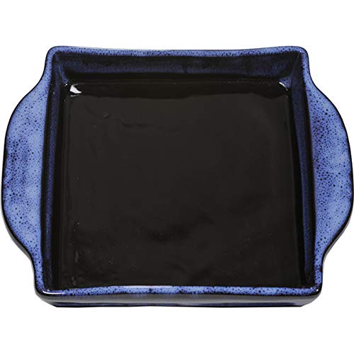 ALWAYS AZUL POTTERY Brownie Pan in Garcia Blue Glaze - Handmade Stoneware Brownie Pan - Pottery Baking Dish - Versatile Pottery Bakeware for Baking, Cooking, and Microwave