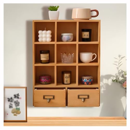 Meuble à tasses à thé en bois noble avec tiroirs pour une finition raffinée
