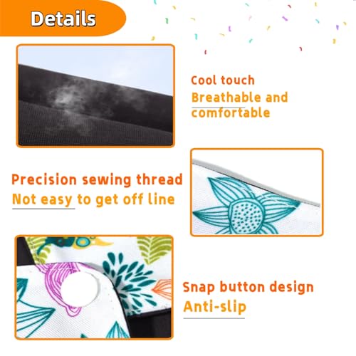 Image of Reusable Menstrual Pads,Washable Sanitary Napkins with Wings for Women,Reusable Panty Liners,Soft Cloth Menstrual Pads,7pcs /Set,Pack of 6+1 Storage Bag,Suitable for Menstrual Period