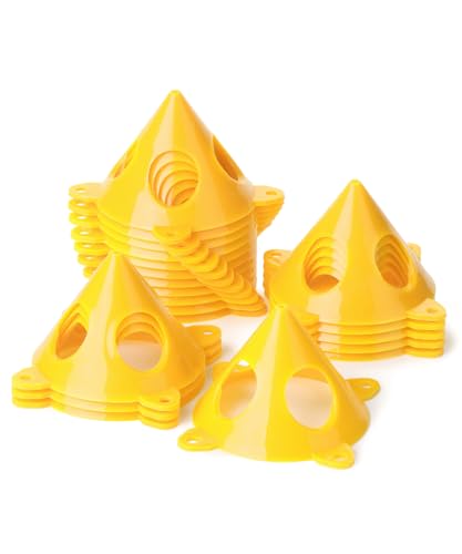 Mr. Pen- Painters Pyramid Stands 20 Pack Yellow Canvas Holder Stand