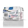 Ensure Compact Supplemento Alimentare Proteico formato Bevanda, Confezione 4x125ml, Gusto Fragola