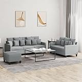 Tissu polyester respirant et facile d’entretien dans un gris clair intemporel : aspect doux et contemporain qui s’intègre à tous les décors modernes scandinaves ou industriels tout restant résistant à l’usage quotidien