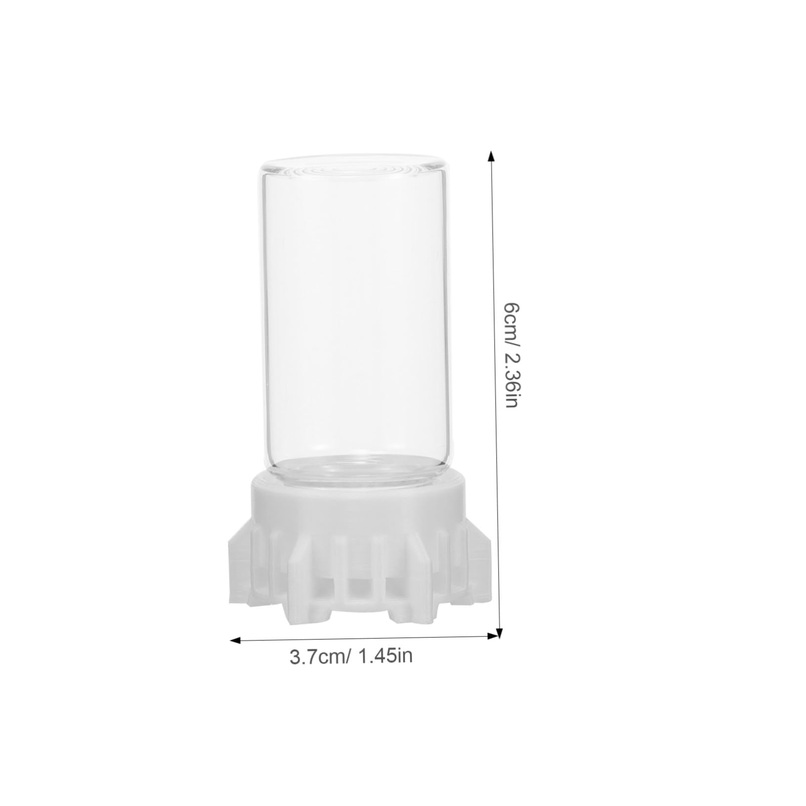 ifundom Bebedero para Hormigas Alimentador 20 Ml de Plástico Acrílico, Taza Pequeña para Riego Estable para Nidos de Hormigas, Uso en Terrarios para Insectos y Cuidado de Hormigueros — view 2