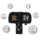 USB-Ladegerät mit LED-Anzeige,Motorrad-Ladegerät, Dual USB Voltmeter Ladegerät Multifunktionstemperaturmesser mit wasserdichter Abdeckung für Marine, Boot, Motorrad, LKW, Golfwagen