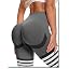#0 Thigh-highs Stripes Ultra Booty Scrunch - Black