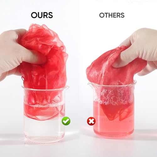 24PCS Juggling Scarves Silk Dance Music Scarfs Magic Tricks Performance Props Accessories Movement Scarves Square Rhythm Band Scarves 6 Colors 24inch*24inch2