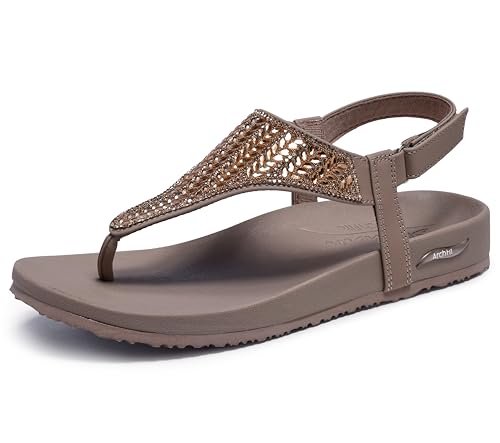 Skechers Arch Fit Meditation tongs femme avec soutien plantaire ergonomique