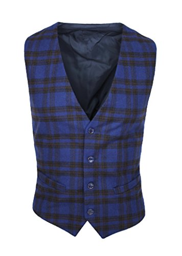 Gilet sans manches homme laine bleu pour les journées d'hiver