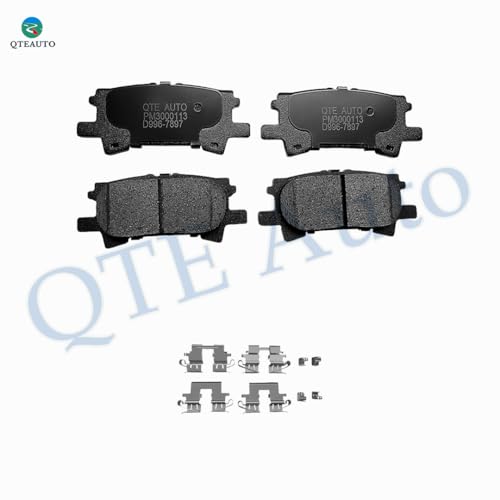 Image of PM Auto Front Rear Brake Pads Replacement For 2007-2009 Lexus RX350 Base, Set of 8 Ceramic Brakes Pads