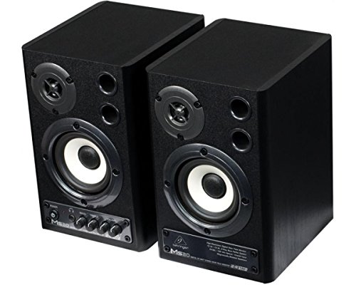 Behringer Ms20 24-Bit/192 Khz Digital 20-Watt Stereo Near Field Studio Monitor Speakers, Black #TOP2