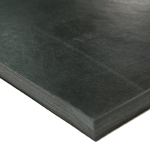 Rubber-Cal Nitrile - Commercial Grade Black - 60A Rubber Sheet - Buna Rubber - 1/16\" Thick x 36\" Width x 48\" Length