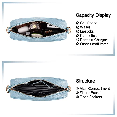 Youjaree Crossbody Bag For Women Trendy Shoulder Bag Everyday Purse Handbag With Tassel And Two Detachable Adjustable Strap (Sky Blue) #TOP3