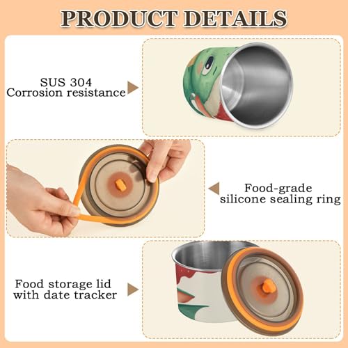 Contenedor Hermético para Café Acero Inoxidable 900 ml miniatura 5