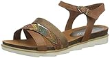 Patrón: monocolor Marco Tozzi Sandalias 2-2-28410-26, Mujer, Cognac Ant Com, 38 EU