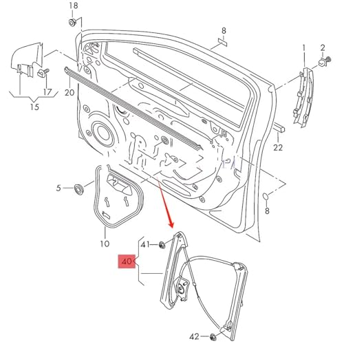 Lève-vitre électrique arrière gauche bloqué ? Solution pour A6 C6 - 5