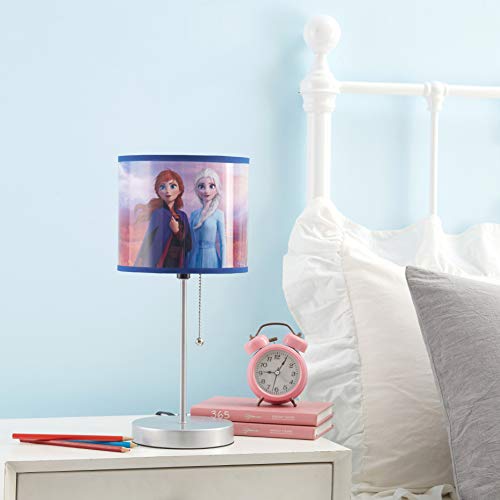 Image of Disney Frozen 2 Stick Table Lamp Featuring Anna & Elsa