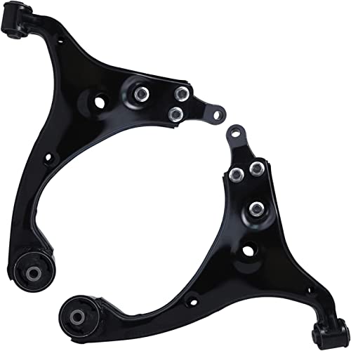 Image of Detroit Axle - 8pc Front End Control Arms Kit for Hyundai Elantra 09-12, 2 Lower Control Arms 2 Outer Tie Rods 2 Lower Ball Joints 2 Sway Bar End Links 2009 2010 2011 2012 Replacement