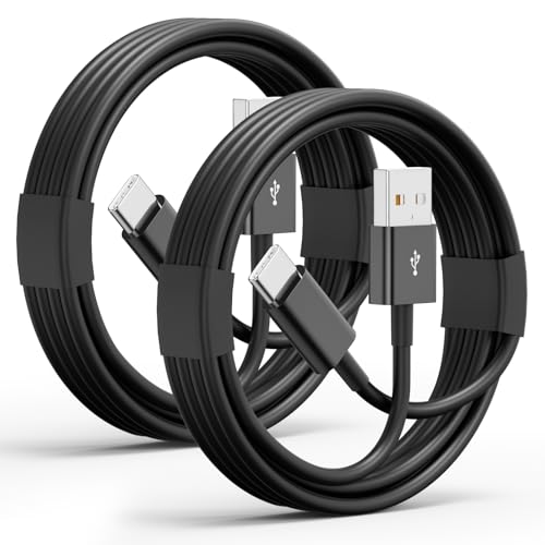 Car Carplay Cable for iPhone 17/Pro Max/Air/16e/16/15 Pro Max/Plus Cable,3FT 2Pack USB A to USB C for iPhone USB C Cord,iPad USB C Cable iPad Pro/Air Android Charger Cord Car Charging Cables,Black