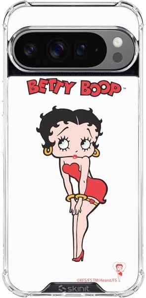 Skinit Clear Phone Case Compatible with Google Pixel 10 Pro XL - Officially Licensed Betty Boop Comic Strip Design