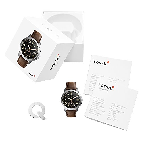 Image of Fossil Hybrid Watch Analog Black Dial Men's Watch - FTW1156