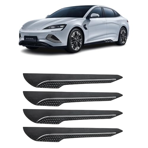 Image of AOSIS-Car Bumper Protector /Bumper Guard for BYD Seal with Single Chrome Stripe (4-Pcs)